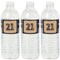 Big Dot of Happiness Finally 21 - 21st Birthday Party Water Bottle Sticker Labels - Set of 20